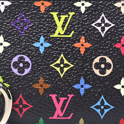 Louis Vuitton LV X TM Monogram Multicolor Key Pouch Black 7 of 7