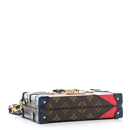 Louis Vuitton Monogram Malletage Print Petite Malle Marine Rouge 3 of 4