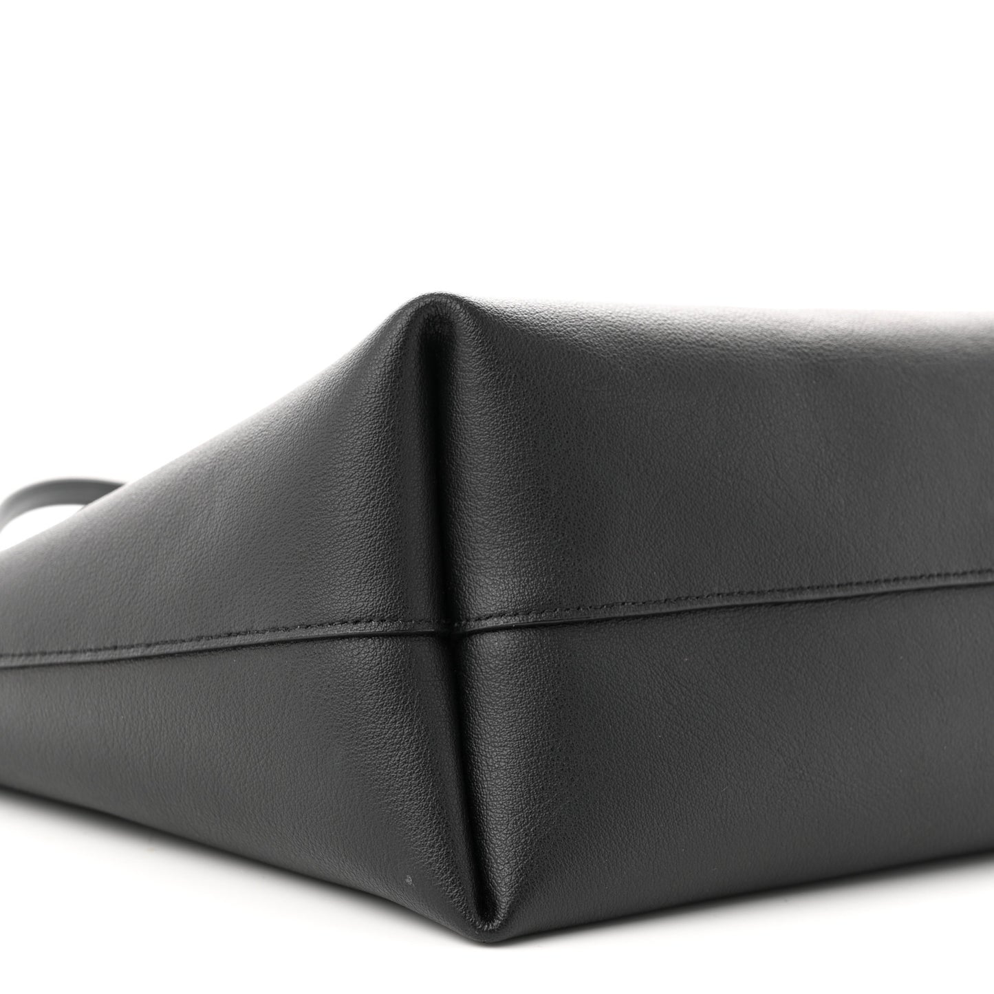 Calfskin Large Shopping Tote Black