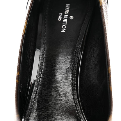 Louis Vuitton Monogram Cherie Pumps 38 Black 10 of 12