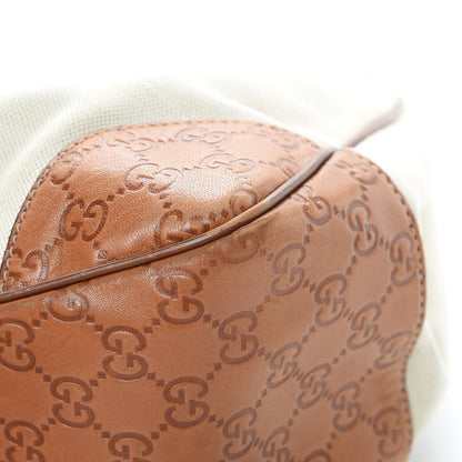 Gucci Canvas Guccissima Hobo Beige 10 of 19