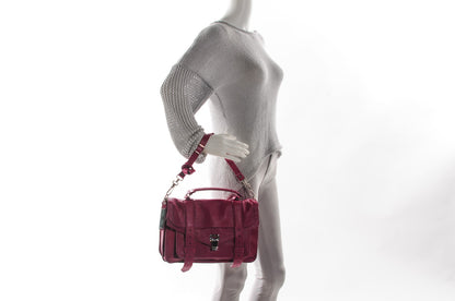 Proenza Schouler Lambskin Medium PS1 Satchel Fleur de Lys 8 of 15