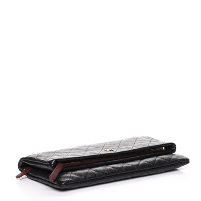 Chanel Caviar Quilted CC Beauty Clutch Black 4 of 9