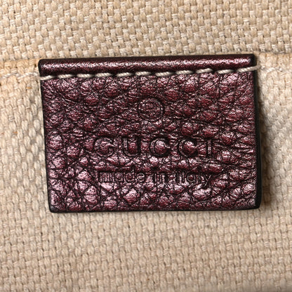 Gucci Pebbled Calfskin Small Soho Disco Bag Peonia Flower 5 of 11