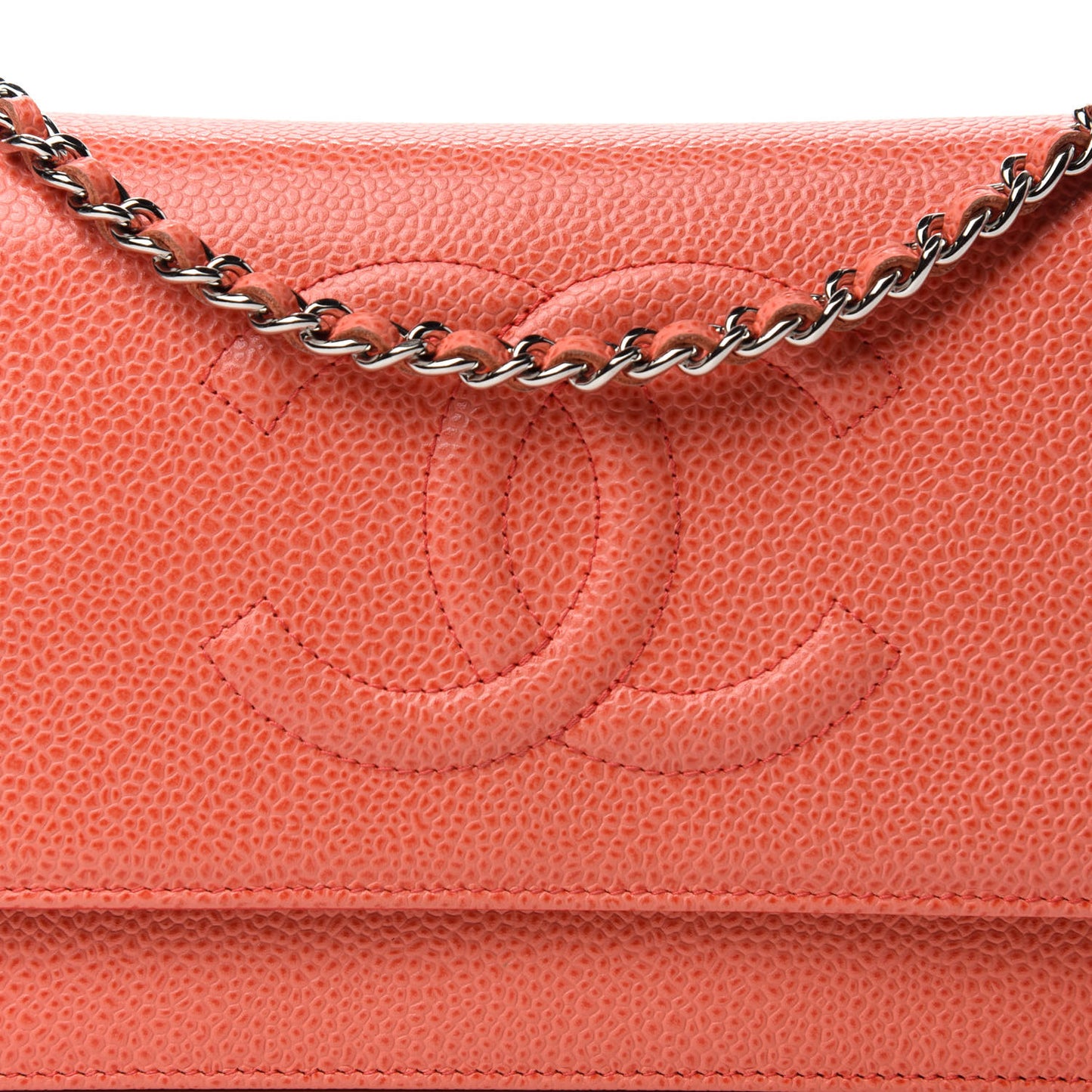 Caviar Timeless CC Wallet On Chain WOC Light Red