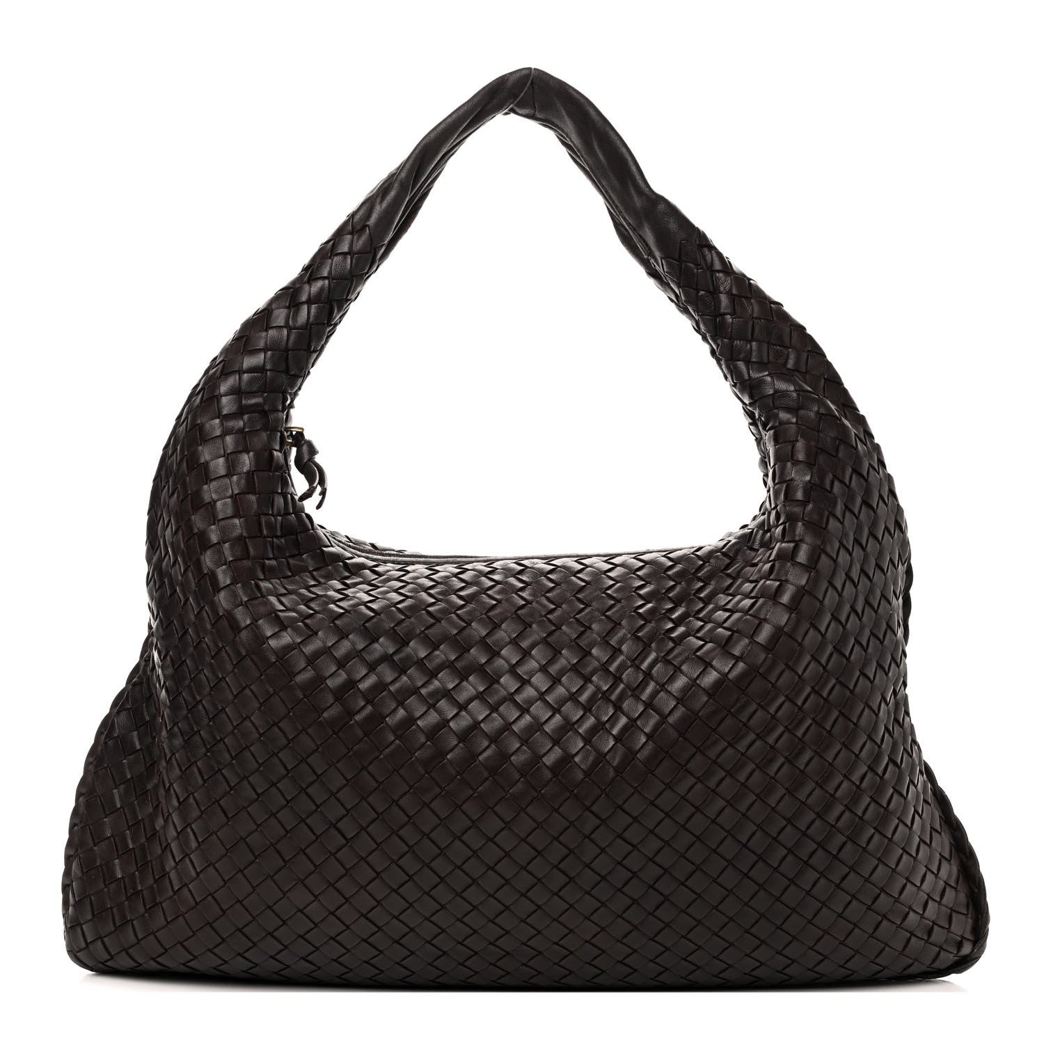 Bottega Veneta Nappa Intrecciato Large Veneta Hobo Ebano 1 of 5