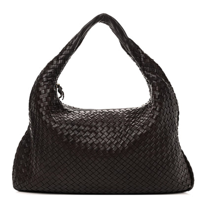 Bottega Veneta Nappa Intrecciato Large Veneta Hobo Ebano 1 of 5