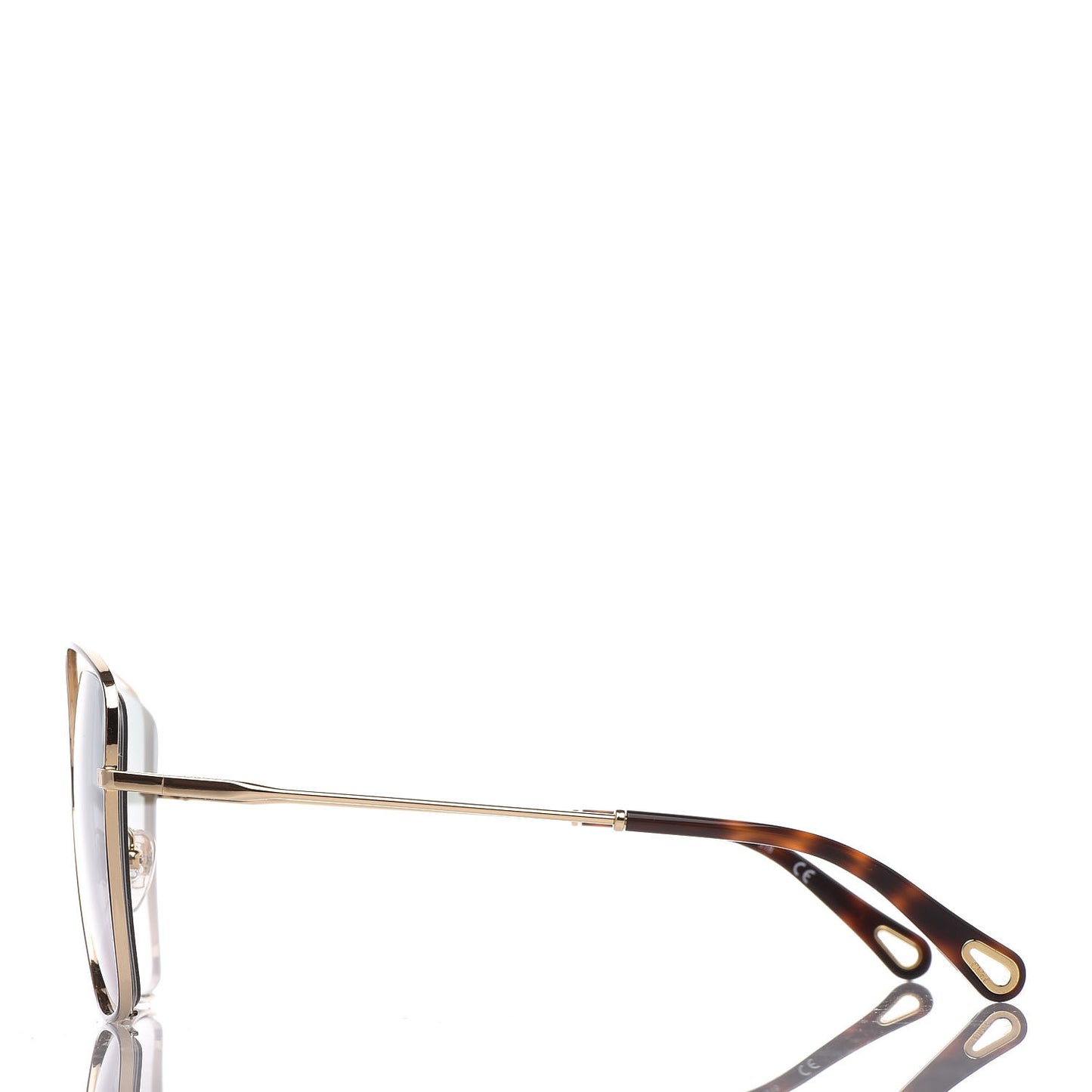 Poppy Aviator Sunglasses CE 130S Gold Havana