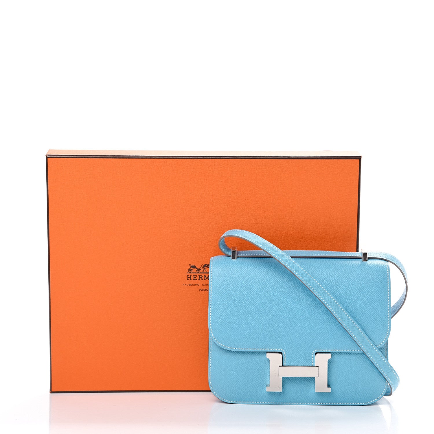 Hermes Epsom Constance 18 Celeste 11 of 11