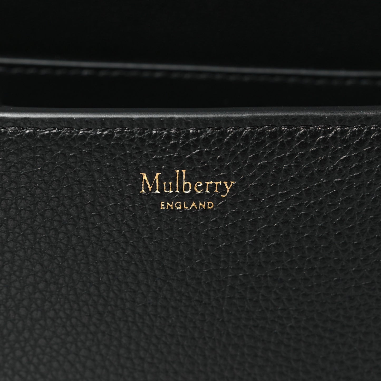 Small Classic Grain Calfskin Small Darley Satchel Black