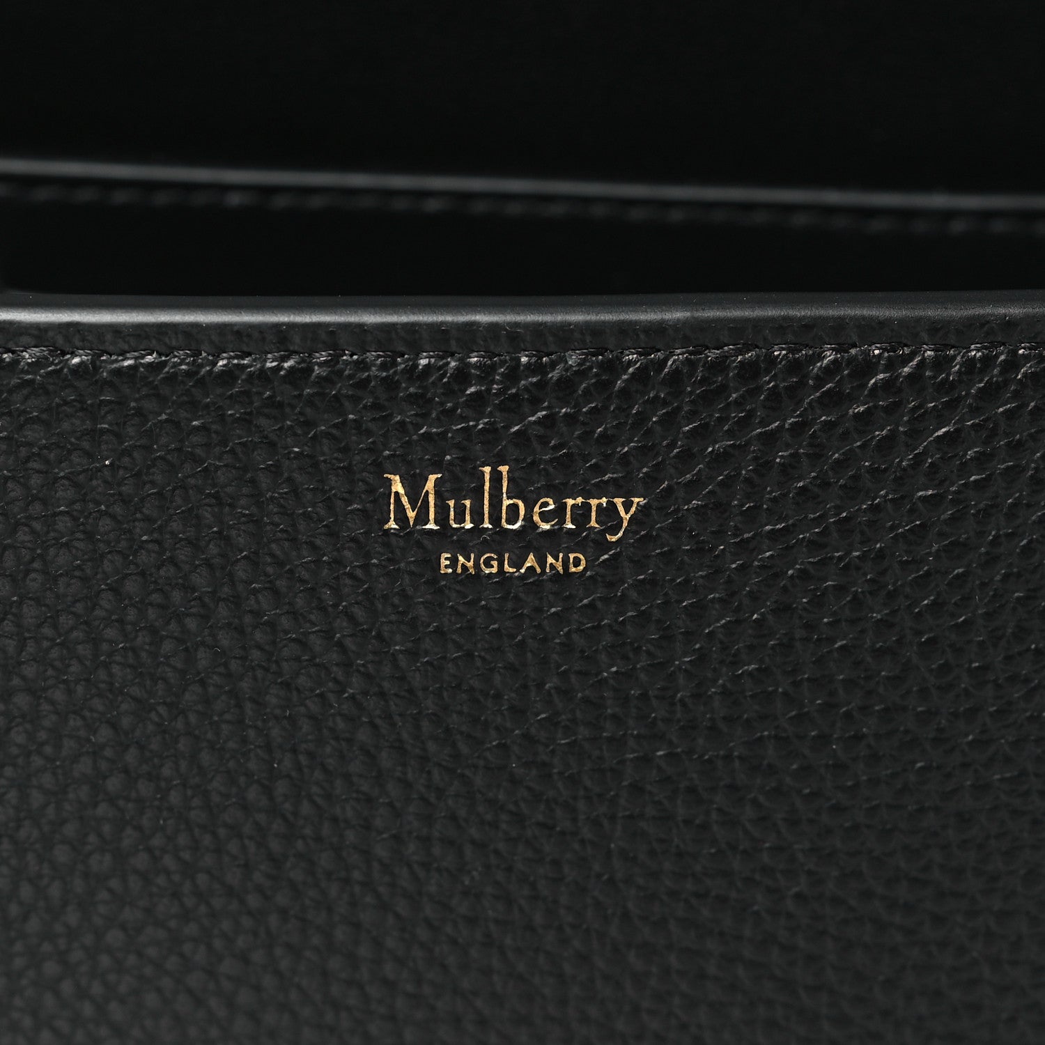 Mulberry Small Classic Grain Calfskin Small Darley Satchel Black 6 of 10