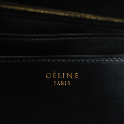 Celine Box Calfskin Medium Classic Box Flap Bag Black 6 of 7