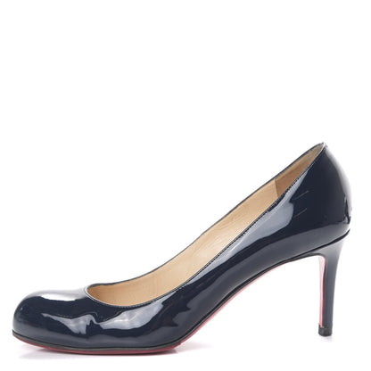 Christian Louboutin Patent Simple 70 Pumps 37.5 China Blue 1 of 11