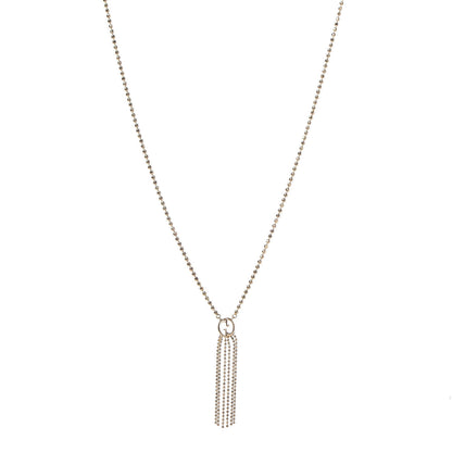 Gucci 18K Yellow Gold Icon Fringe Pendant Necklace 1 of 8