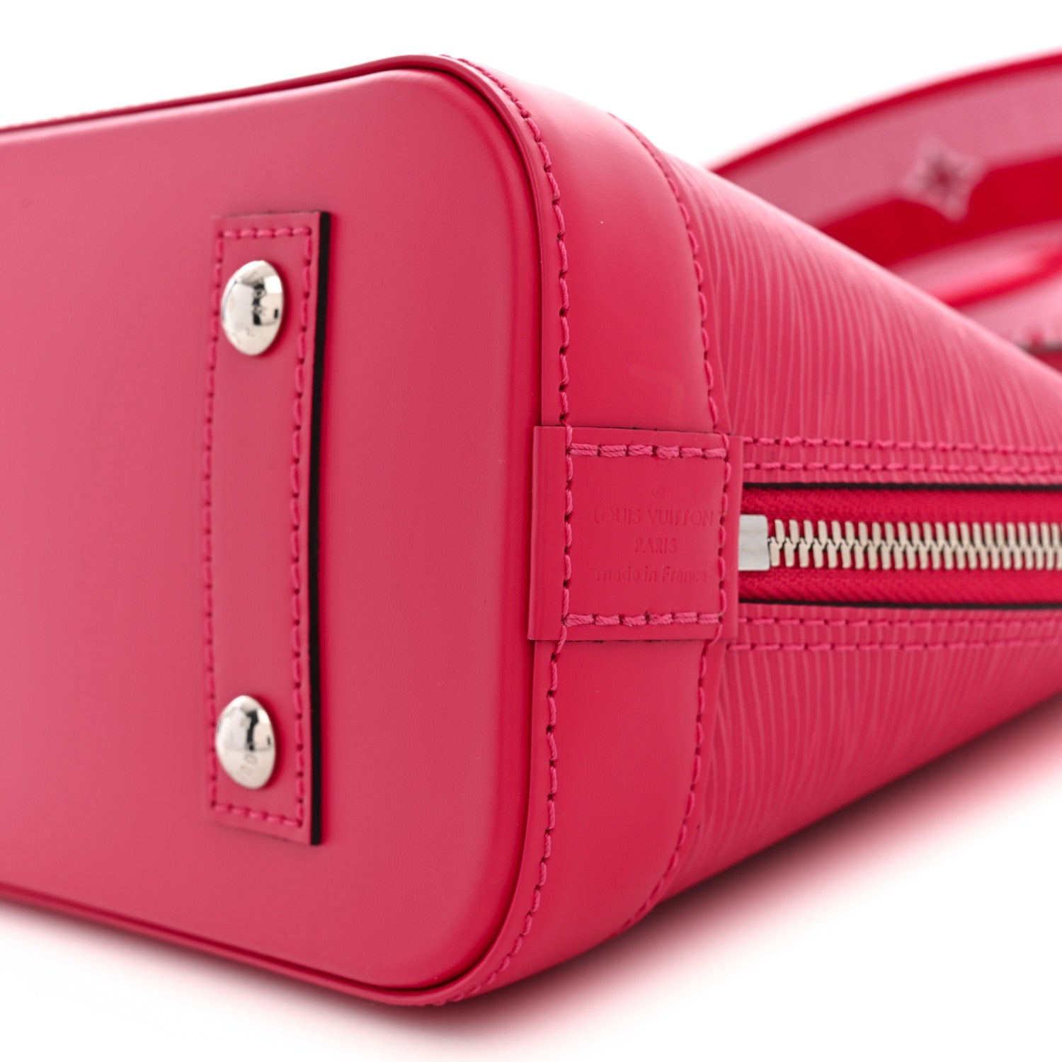 Louis Vuitton Epi Jacquard Alma BB Rose Pondicherry 9 of 10