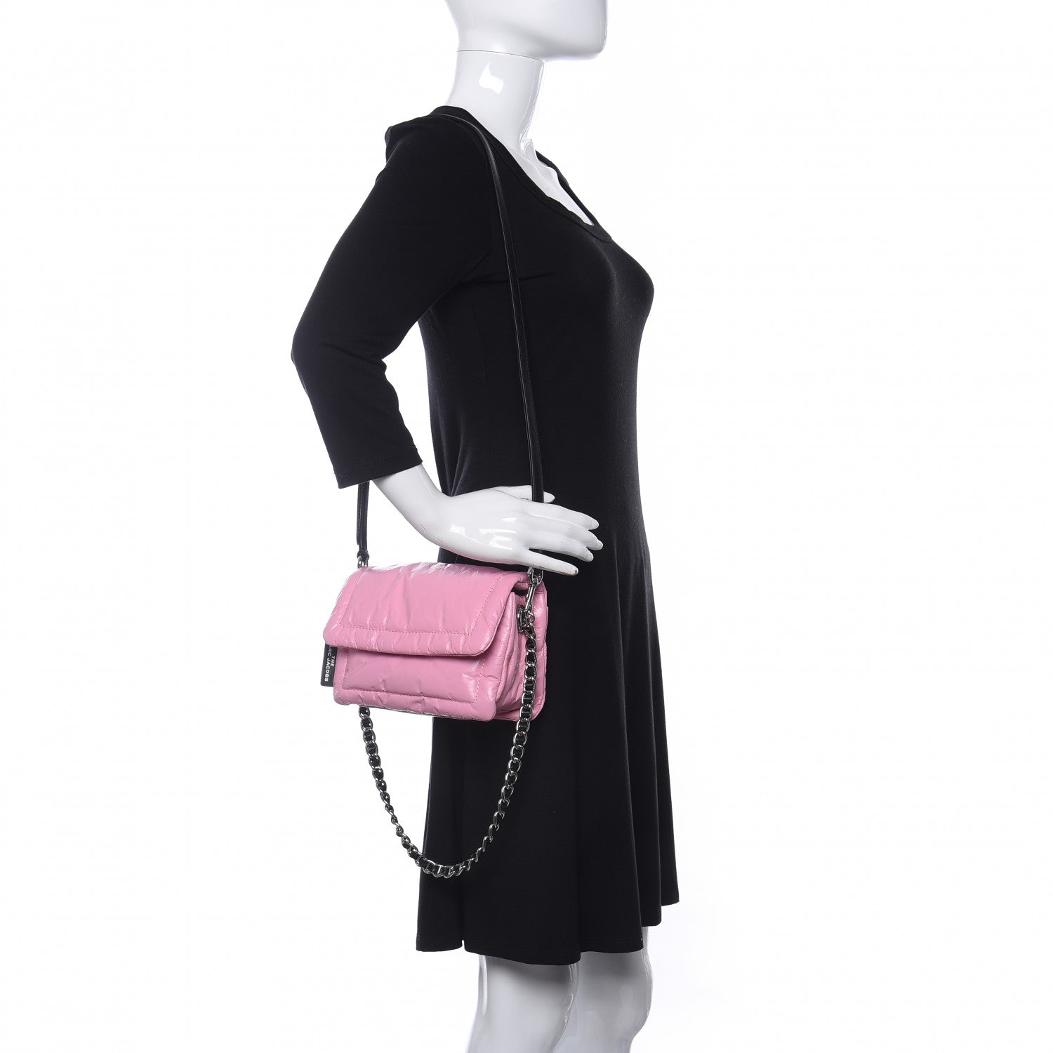 Marc Jacobs Lambskin The Pillow Bag Pink 2 of 9