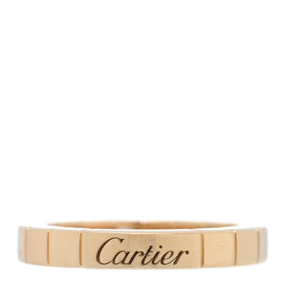 Cartier 18K Yellow Gold Diamond Lanieres Ring 48 4.5 3 of 4
