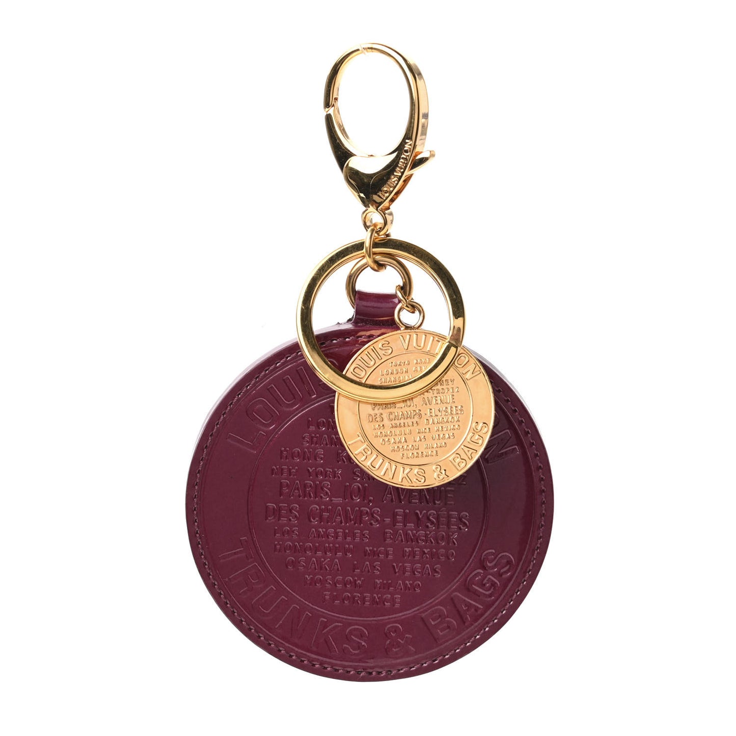 Vernis Trunks and Bags Bag Charm Violet