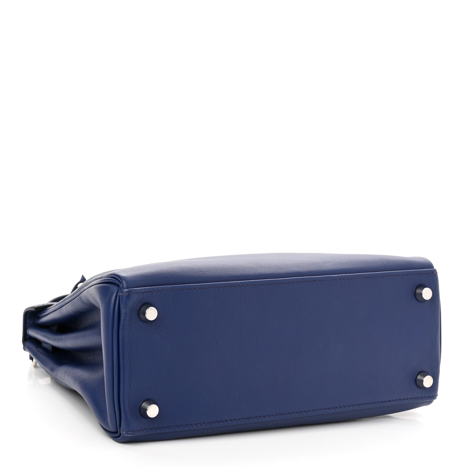 Hermes Swift Kelly Retourne 25 Bleu Saphir 4 of 12