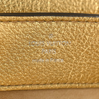 Louis Vuitton Metallic Calfskin Lockme Mini Backpack Gold 6 of 8