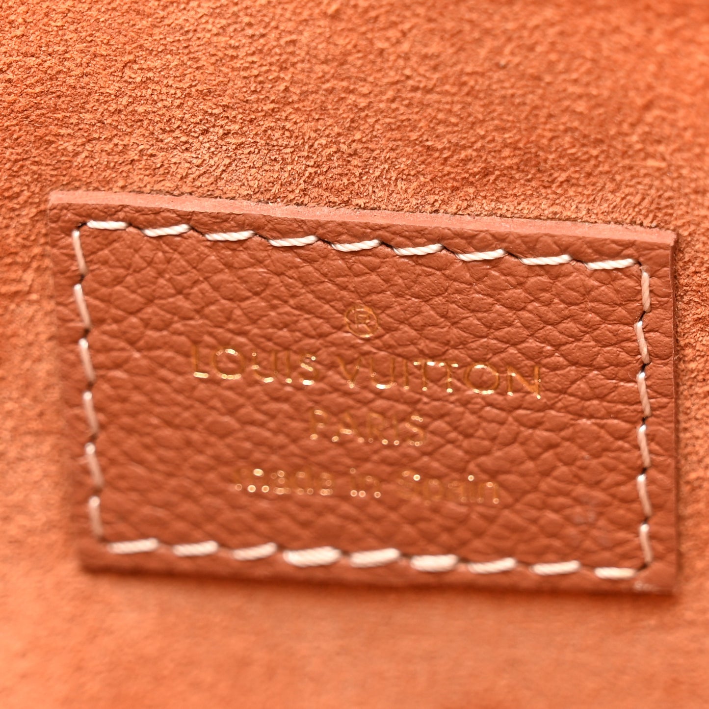 Grained Calfskin Low Key Hobo MM Cognac