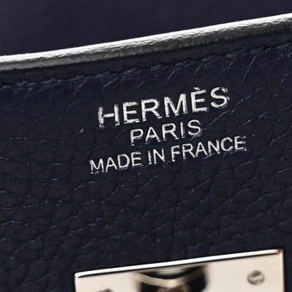 Hermes Togo Verso Birkin 35 Bleu Nuit Rose Pourpre 6 of 12