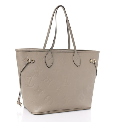Louis Vuitton Empreinte Monogram Giant Neverfull MM Tourterelle 4 of 9