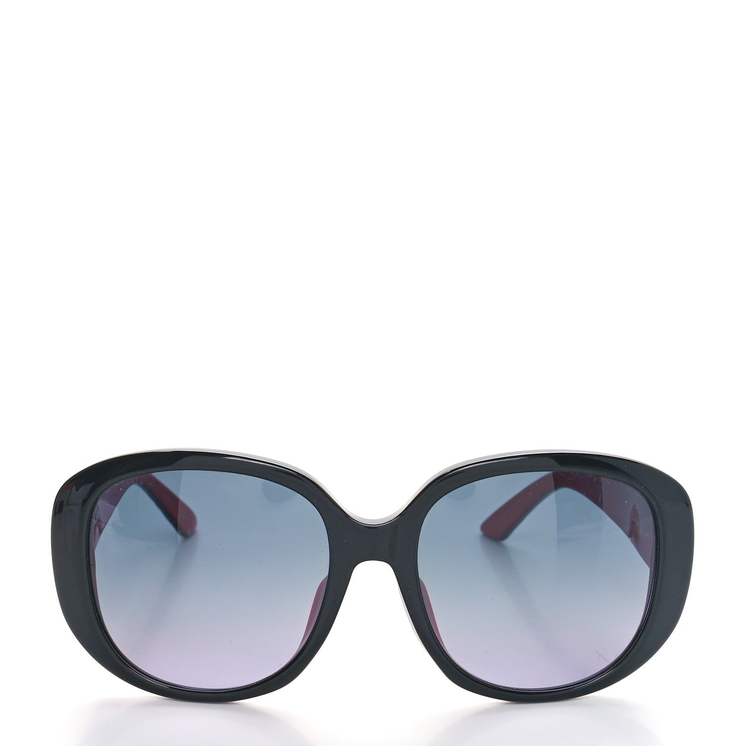 Christian Dior Resin Cannage Lady In Dior 1 F Sunglasses Black Red 2 of 8