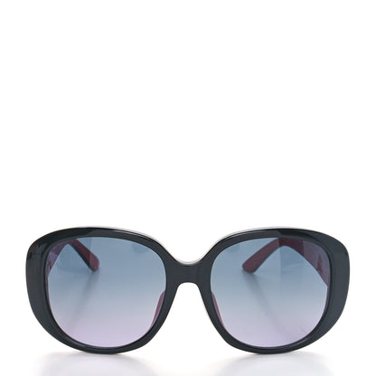Christian Dior Resin Cannage Lady In Dior 1 F Sunglasses Black Red 2 of 8
