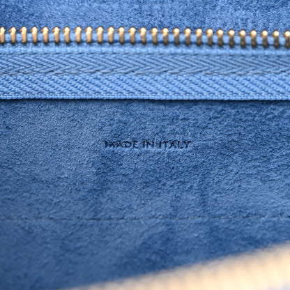 Celine Grained Calfskin Nano Belt Bag Azure 6 of 10