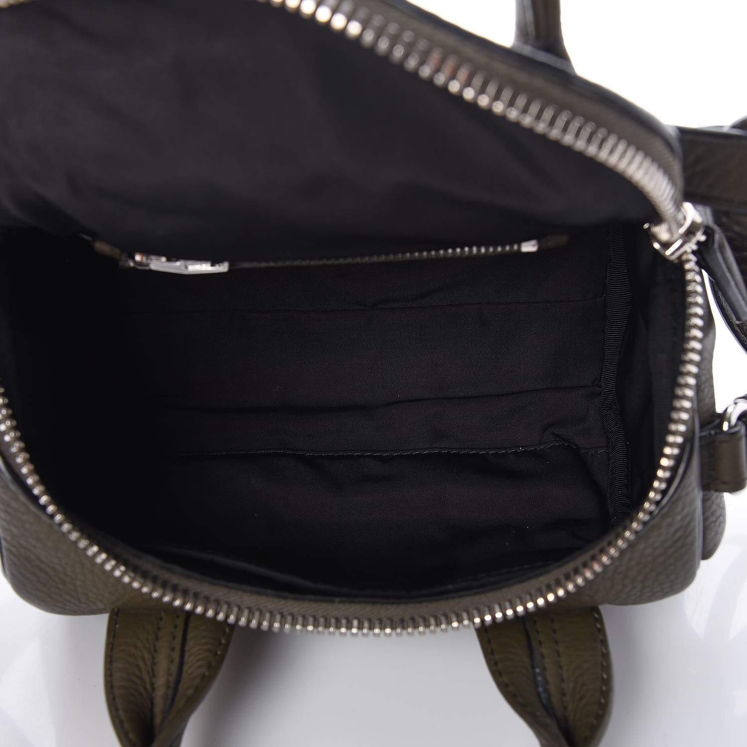 Alexander Wang Pebbled Lambskin Mini Rockie Green Silver Hardware 5 of 7