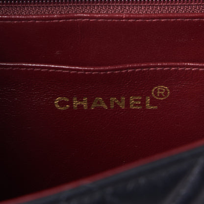 Chanel Lambskin Quilted XL Jumbo Single Flap Black 8 of 9