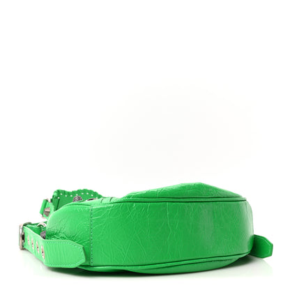 Balenciaga Agneau Arena Le Cagole Shoulder Bag XS Vivid Green 5 of 12