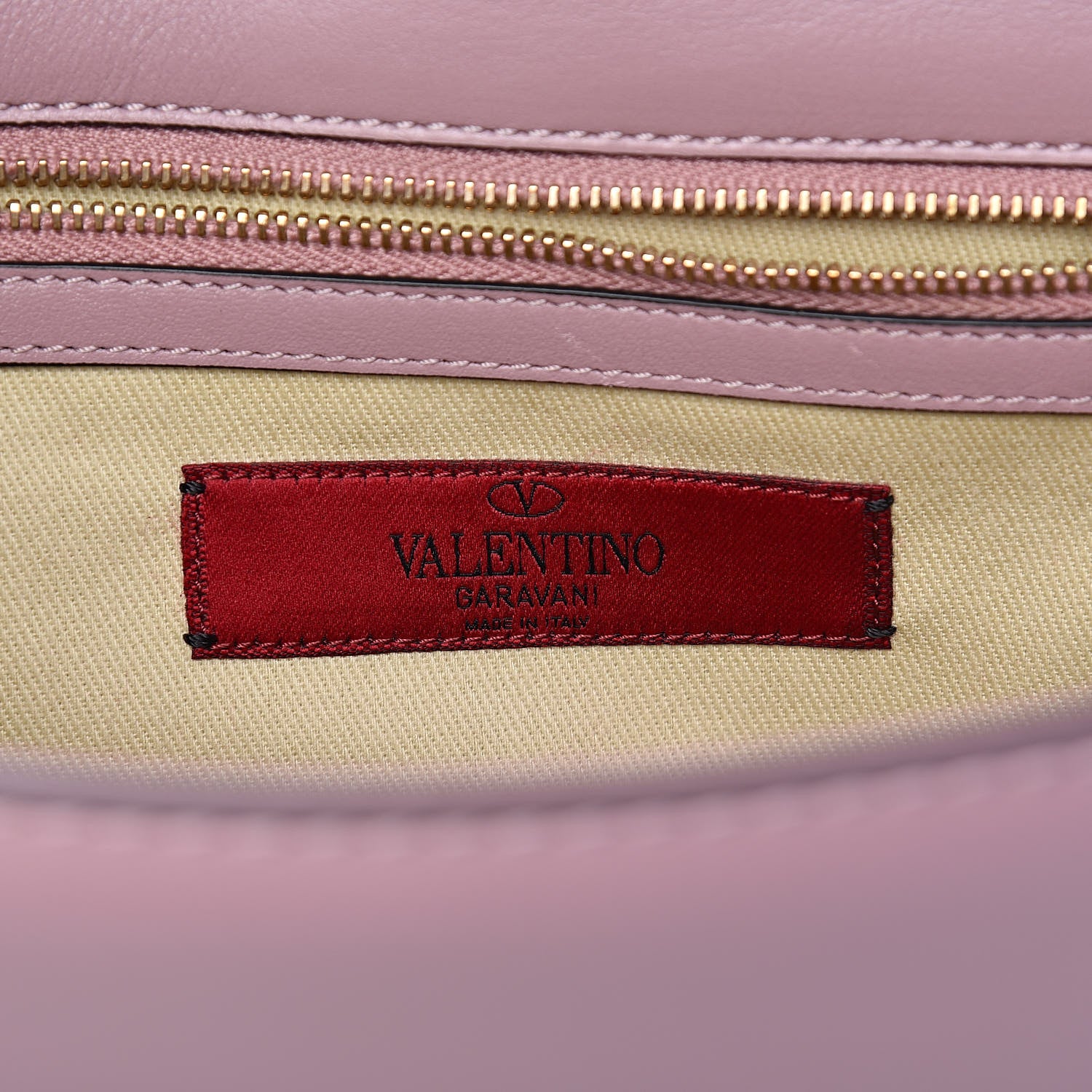 Valentino Garavani Vitello Medium Glam Lock Rockstud Flap Water Rose 6 of 11