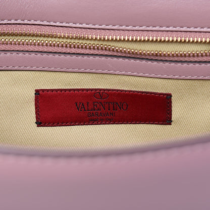 Valentino Garavani Vitello Medium Glam Lock Rockstud Flap Water Rose 6 of 11