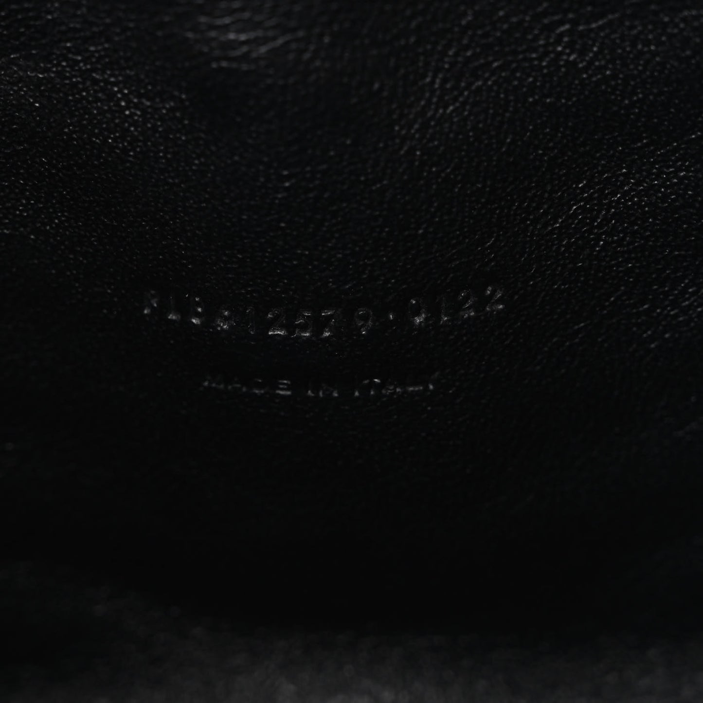 Grain De Poudre Matelasse Monogram Mini Lou Camera Bag Black