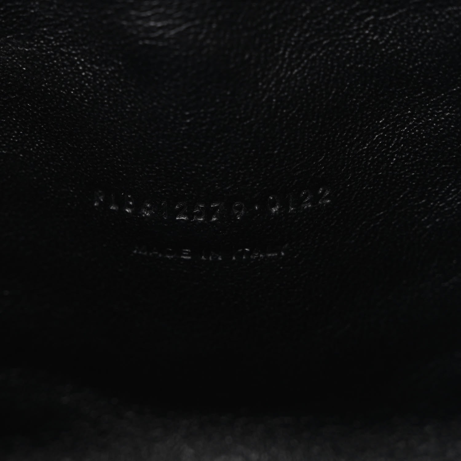 Saint Laurent Grain De Poudre Matelasse Monogram Mini Lou Camera Bag Black 7 of 11