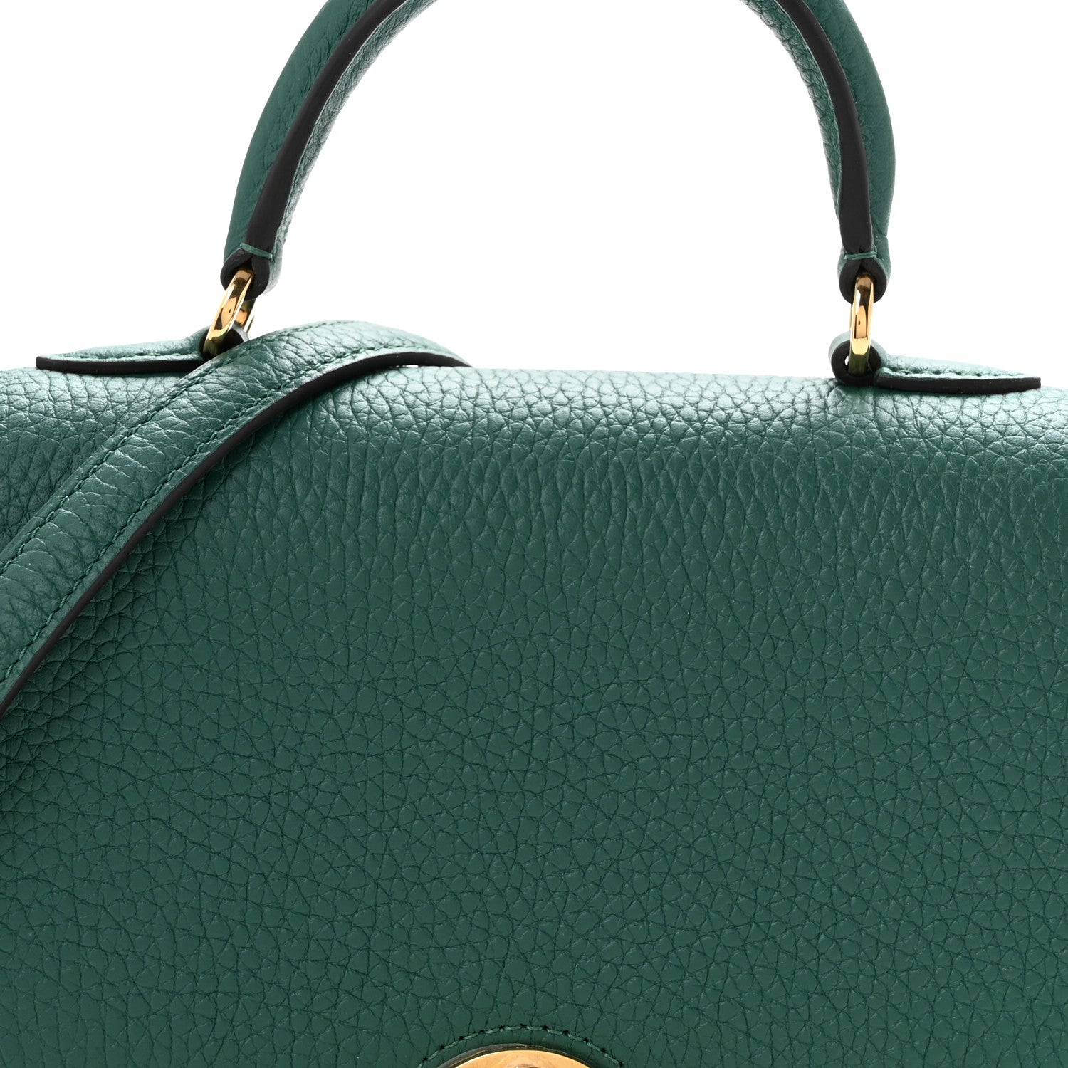 Moynat Taurillon Blush Rejane BB Emerald 8 of 11