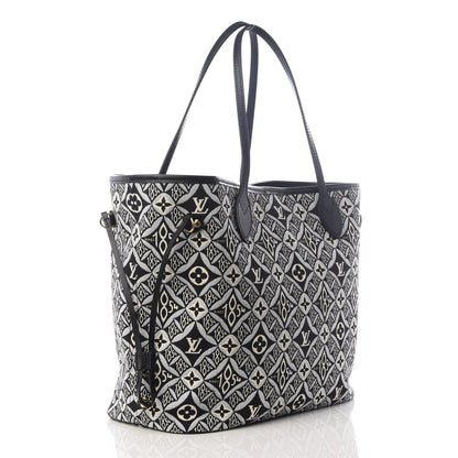 Louis Vuitton Jacquard Since 1854 Neverfull MM Grey 2 of 8