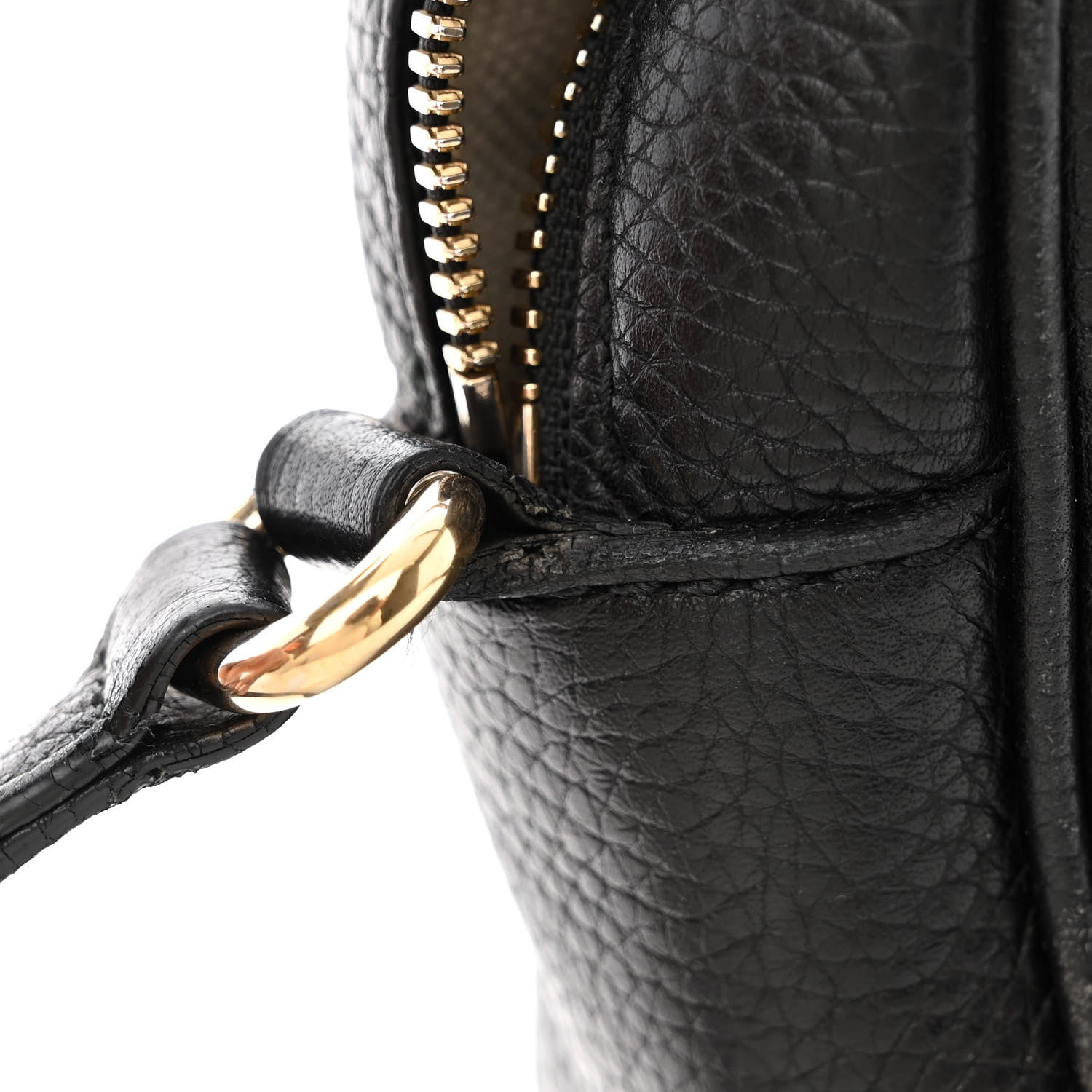 Gucci Pebbled Calfskin Small Soho Disco Bag Black 15 of 18