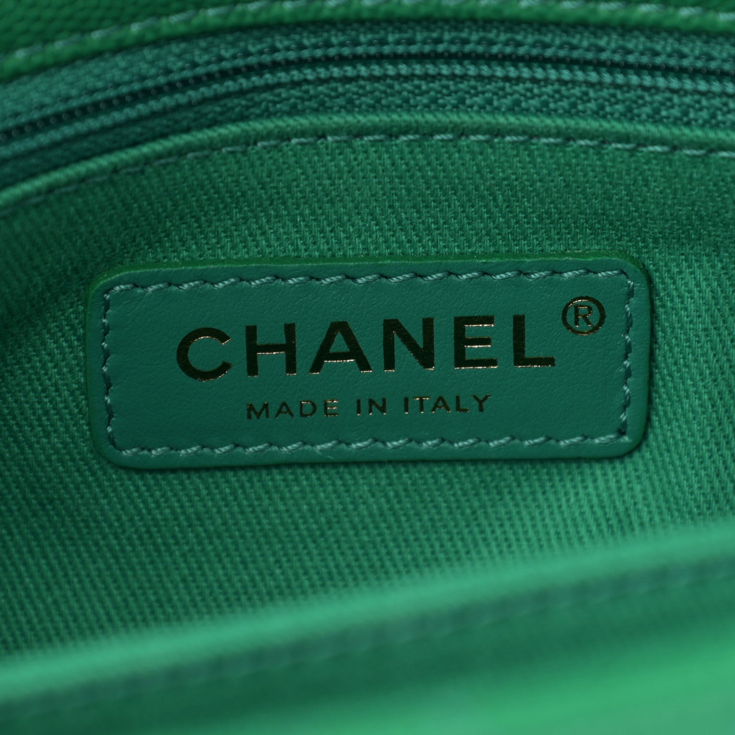 Chanel Caviar Quilted Mini Coco Handle Flap Green 6 of 11