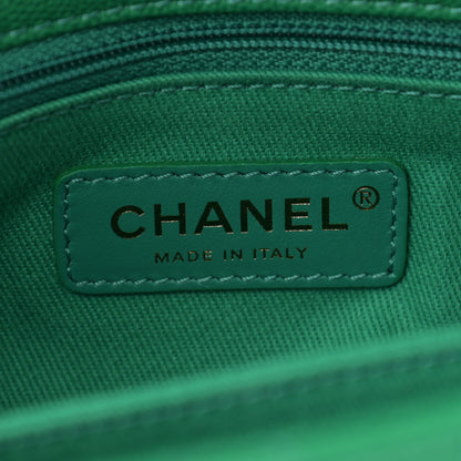 Chanel Caviar Quilted Mini Coco Handle Flap Green 6 of 11
