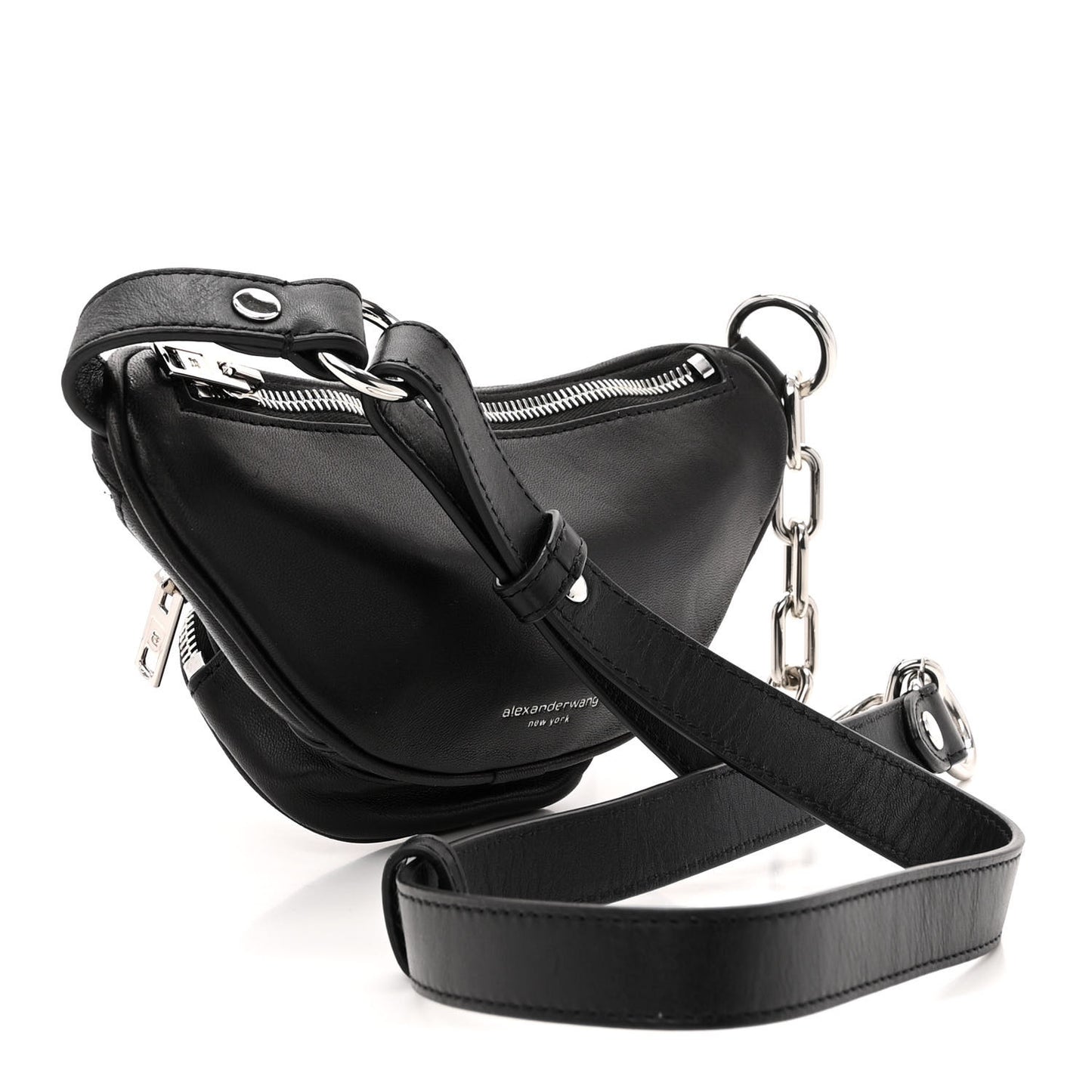 Lambskin Mini Attica Belt Bag Black