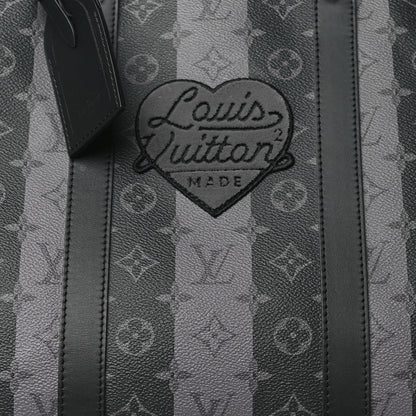 Louis Vuitton X NIGO Monogram Eclipse Stripes LV Keepall Bandouliere 50 6 of 8