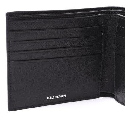 Balenciaga Calfskin Everyday Square Bi-Fold Wallet Bleu 8 of 8
