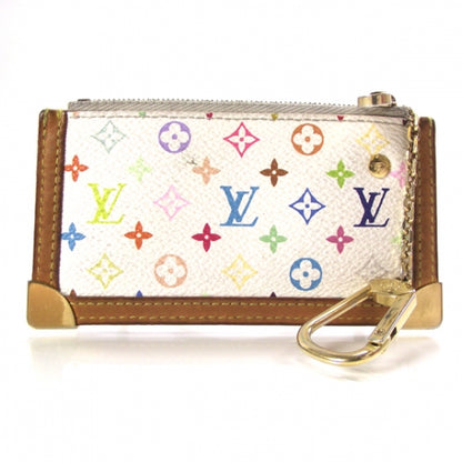 Louis Vuitton Monogram Multicolor Key Pouch White 2 of 8