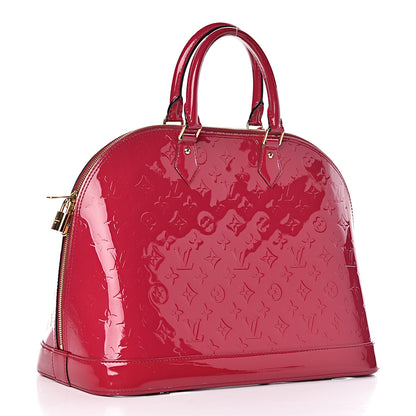 Louis Vuitton Vernis Alma GM Rose Indien 3 of 15