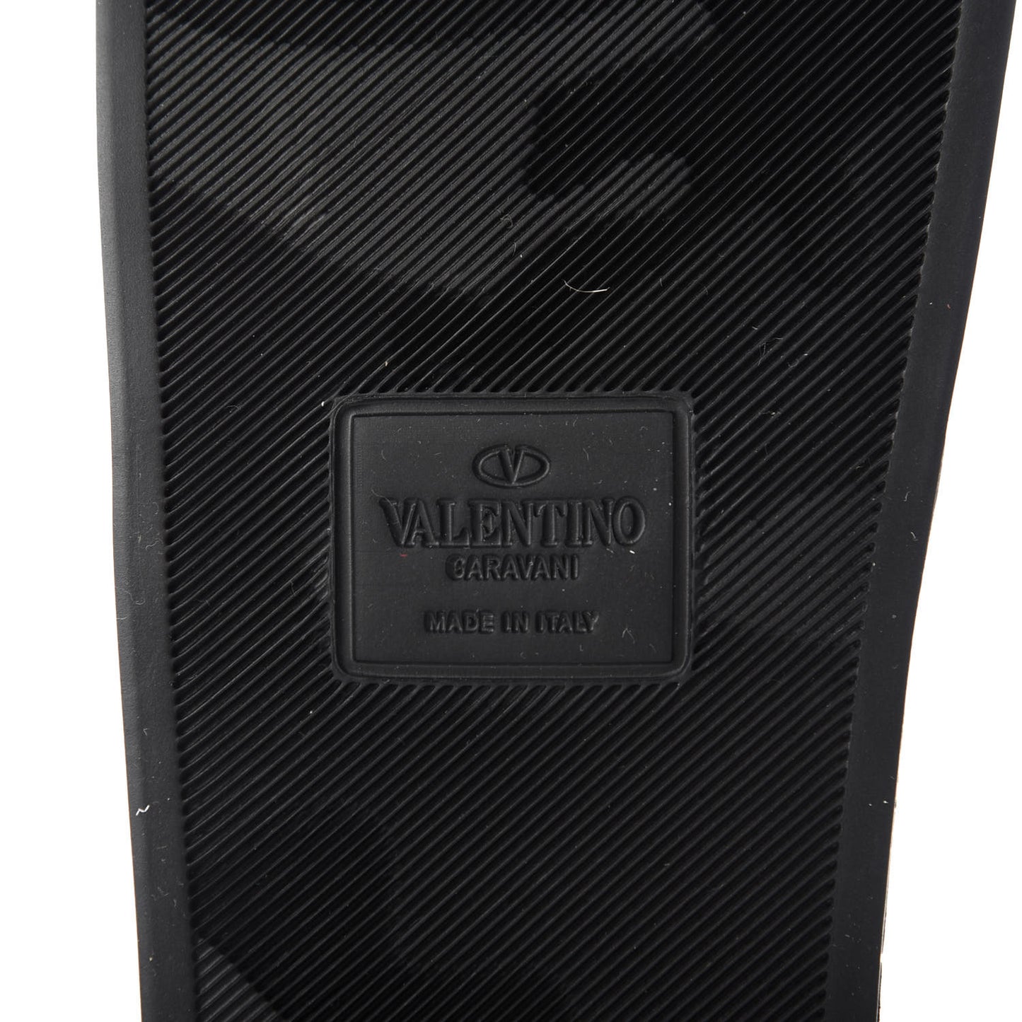 Rubber VLTN Pool Slide Sandals 35 Black