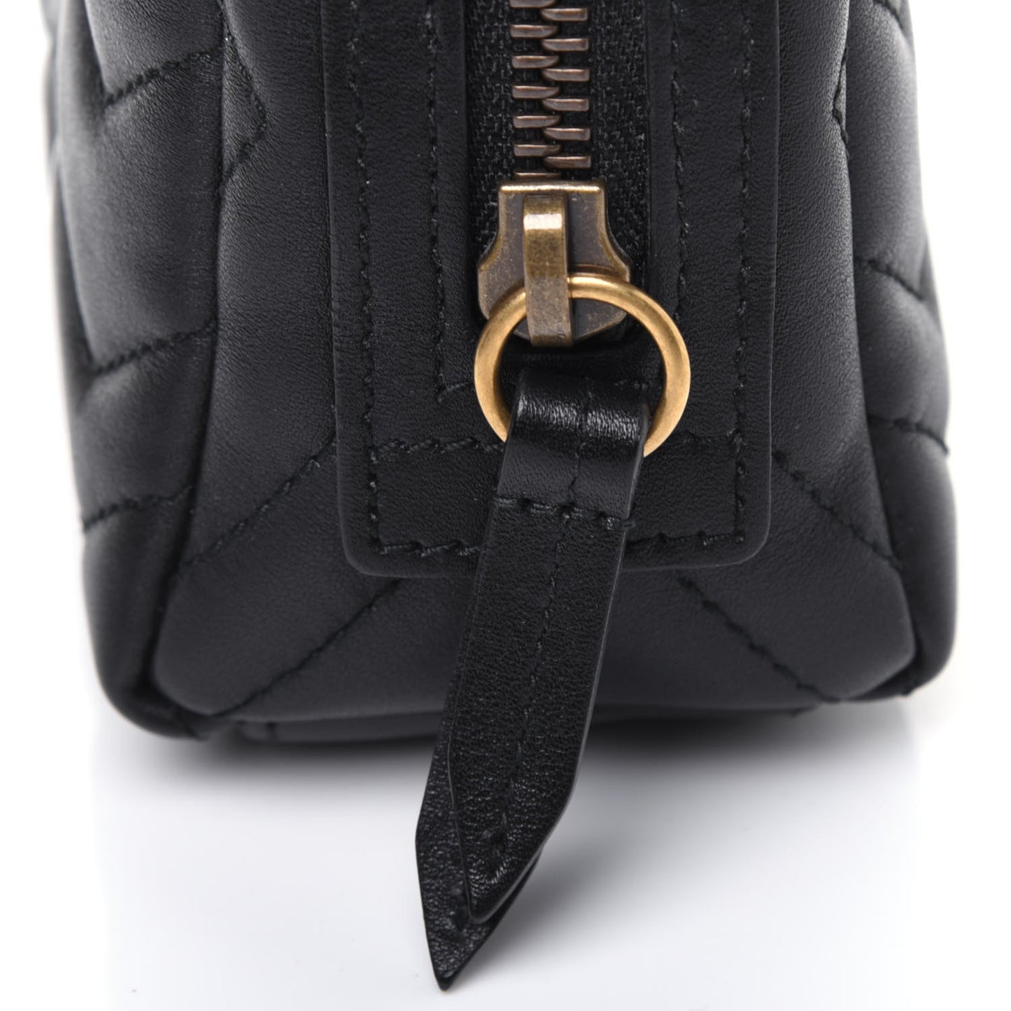 Calfskin Matelasse GG Marmont Cosmetic Case Black