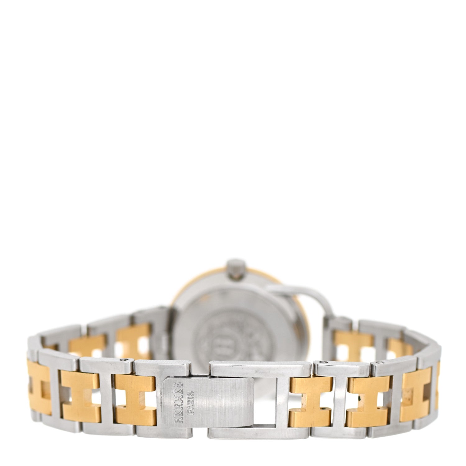 Hermes Stainless Steel 25mm Arceau Clipper Quartz Watch Gold 3 of 4